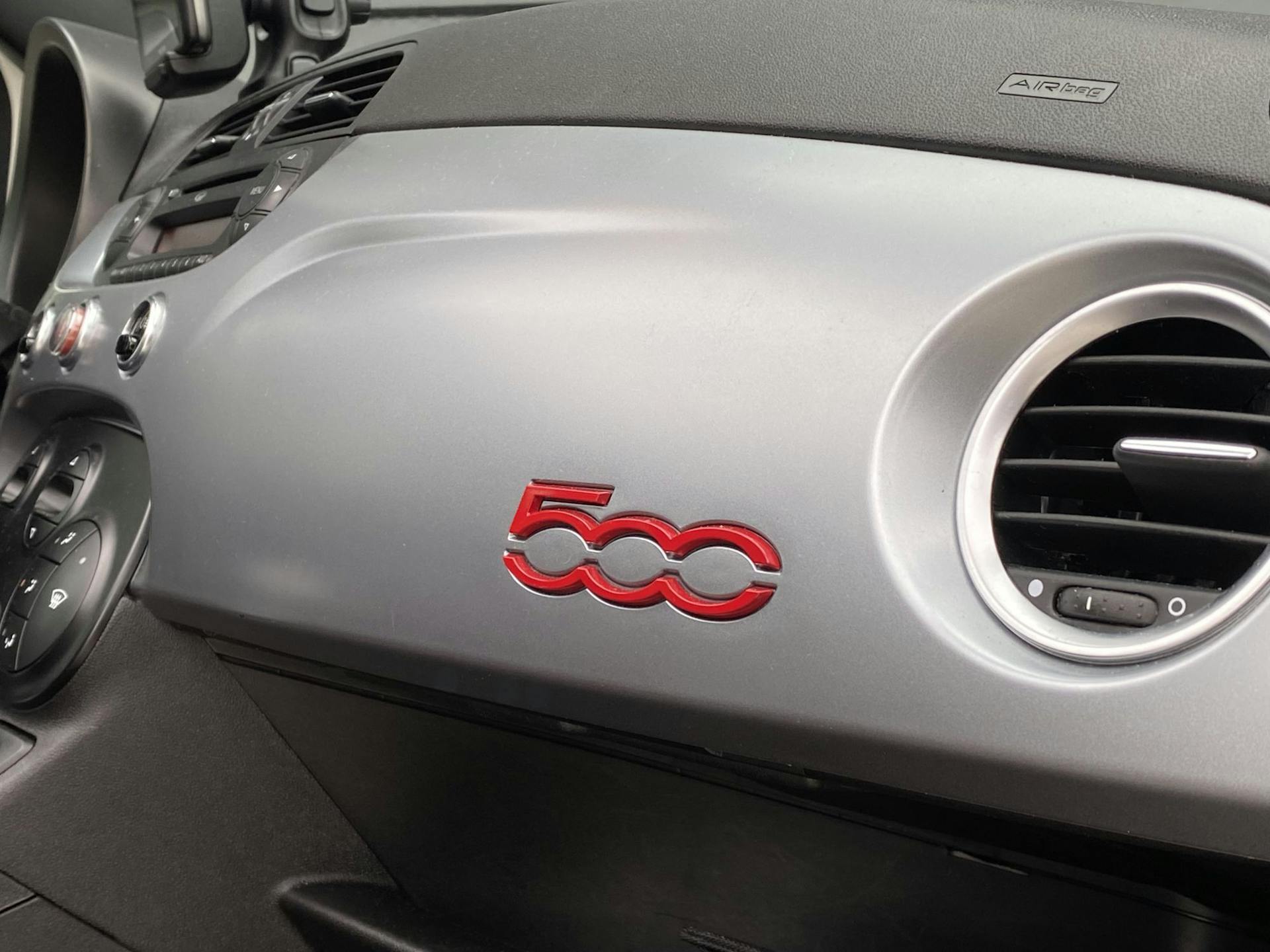 Fiat 500 C 0.9 TwinAir 80 pk Turbo 500S UNIEKE Sport diffuser, Nieuwe APK, Cabrio, Leder